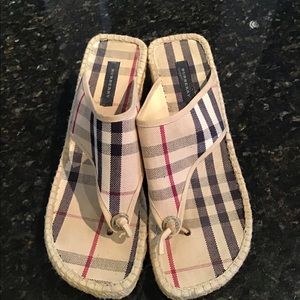 Authentic Burberry Sandals Size 38